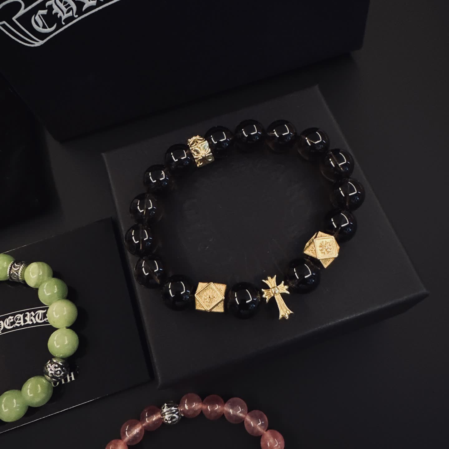 Chrome Hearts Beaded Bracelet Set